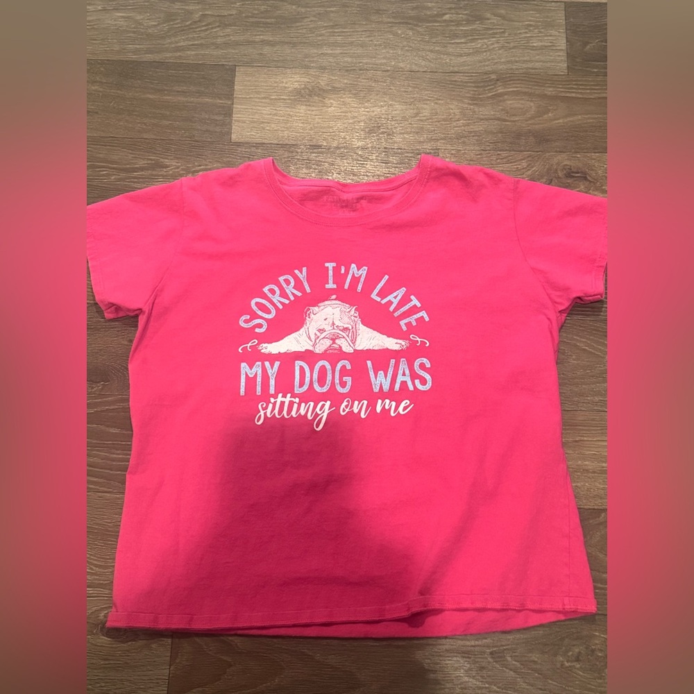 English bulldog Sarcastic Woman's Shirt 2X